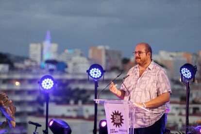 El codirector del Festival de Literatura Expandida de Magaluf, Miquel Ferrer, el jueves, en una imagen cedida por la organización.