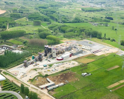 Planta de captura de CO2 de Naturgy en León.