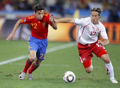 Navas, durante un partido con España ante Polonia.