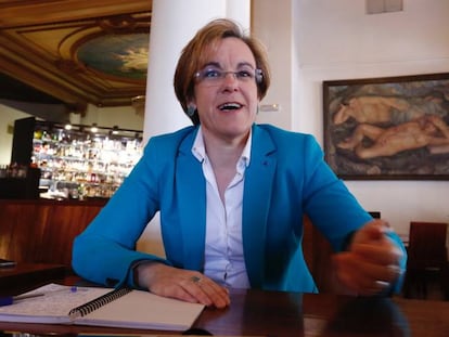La portavoz socialista en el Ayuntamiento de Madrid, Purificación Causapié.