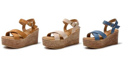 Las alpargatas con cuña de esparto son el calzado perfecto para la primavera y verano.