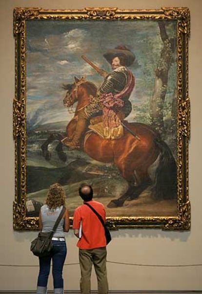 <i>El conde-duque de Olivares, a caballo, <i>de Velázquez.