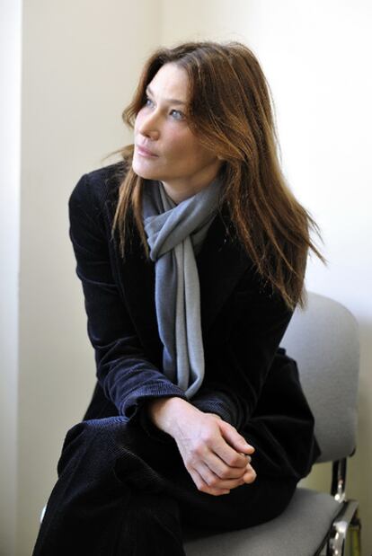 Carla Bruni, cantante y primera dama de Francia.