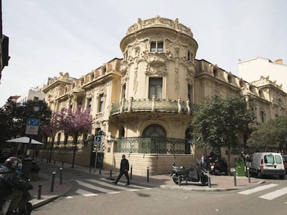 La sede de la SGAE en Madrid. 