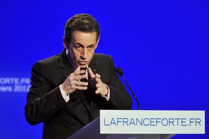 El presidente franc&eacute;s Nicolas Sarkozy.