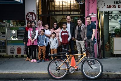 Las familias afganas en Ciudad de México.