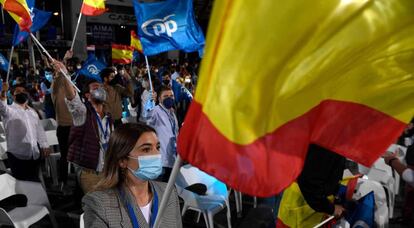 Simpatizantes del PP en Génova