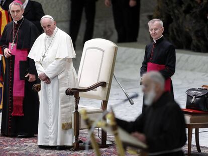 El Papa, durante una audiencia el aula Pablo VI el pasado 8 de junio.