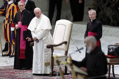 El Papa, durante una audiencia el aula Pablo VI el pasado 8 de junio.