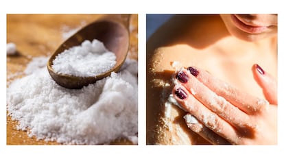 Estas sales de baño son un excelente exfoliante.