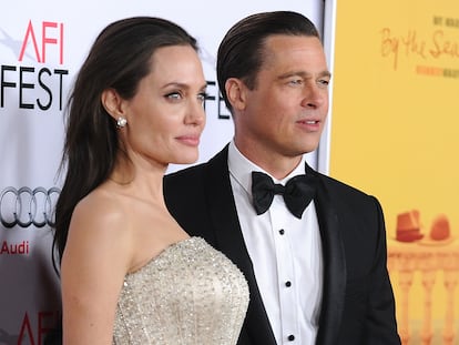 Angelina Jolie y Brad Pitt en el estreno de 'By the sea' en 2015.