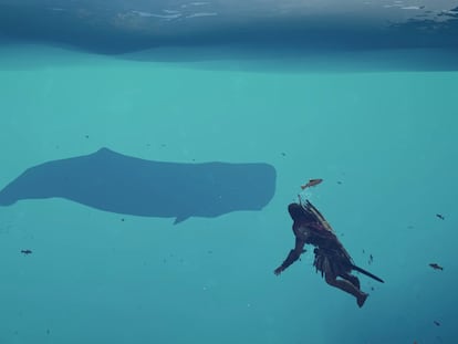 Un encuentro submarino en 'Assassin's Creed Odyssey'.