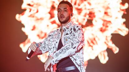 C. Tangana, en el Festival Internacional de Benicassim en 2018.