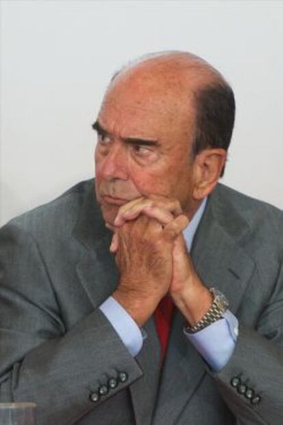 El presidente de Banco Santander, Emilio Botín.