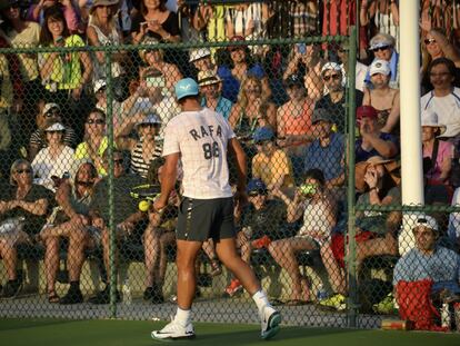 Rafael Nadal, en Indian Wells.