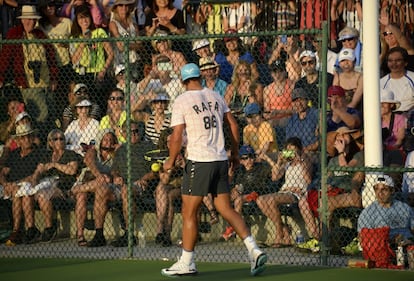 Rafael Nadal, en Indian Wells.