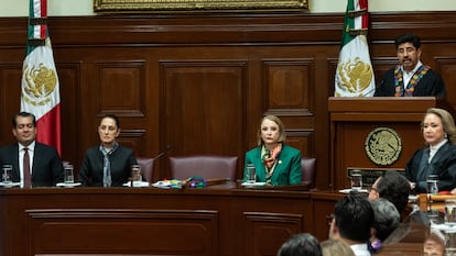 Primera sesión de la Suprema Corte en Ciudad de México.