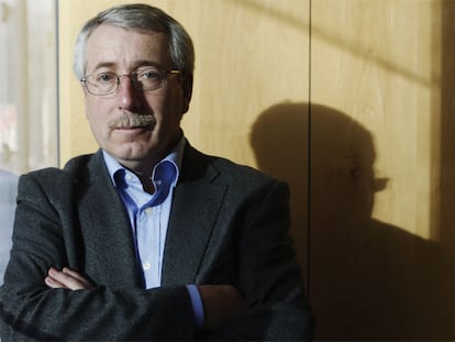 El nuevo líder de CC OO, Ignacio Fernández Toxo, ayer en el Palacio de Congresos de Madrid.