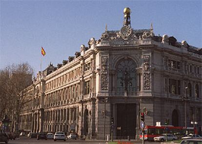 Edificio del Banco de España en Madrid.