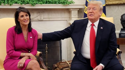 Donald Trump y Nikki Haley