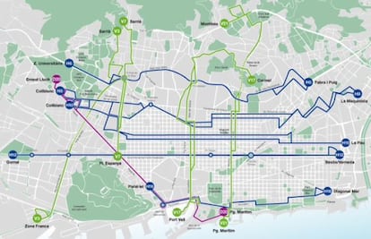 Nuevo mapa del autob&uacute;s r&aacute;pido