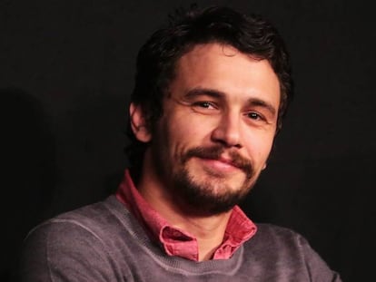 El actor James Franco durante un acto en Roma en 2012.