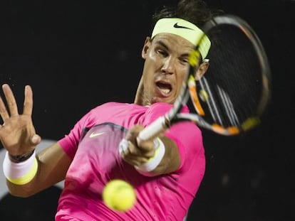 Rafael Nadal, en el torneo de Río.