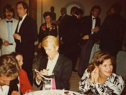 Bowie y Schwab en los 80.