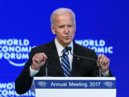 El vicepresidente de EE UU defiende en Davos la importancia de la relación transatlántica como vía para abordar los retos globales