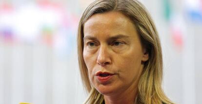 La jefa de la diplomacia europea, Federica Mogherini. EFE/Archivo