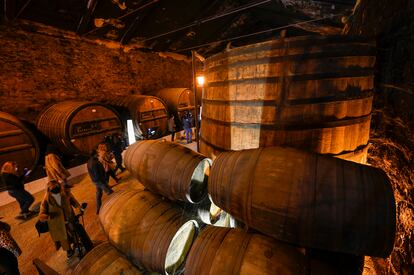 Bodega en la vinoteca Quinta da Pacheca, en Villa Real (Portugal).