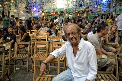 Retrato del autor de 'Al alba', en el barrio de Gracia de Barcelona.