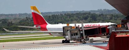 Un avión de Iberia.