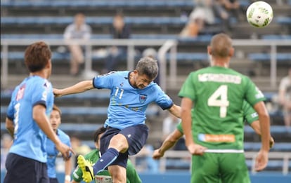 Último gol de Kazu Miura para el Yokohama el pasado mes de junio