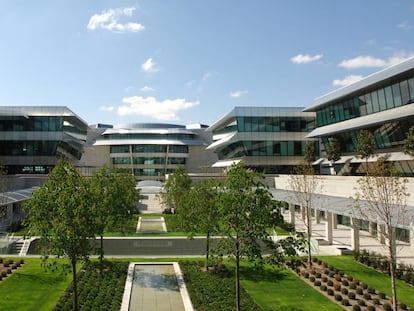 La Ciudad Grupo Santander, en Boadilla del Monte (Madrid).