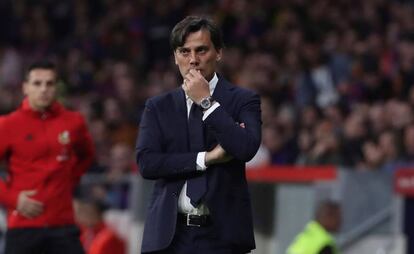 Montella durante la final.