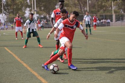 Jugadores del Alma de África en Puerto Real durante el último partido de la pasada temporada, el 20 de mayo.