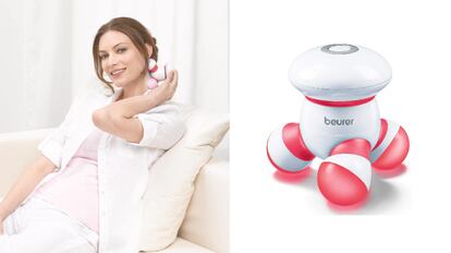 Este ‘gadget beauty’ ofrece un masaje de vibración suave. BEURER.