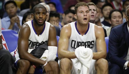 Chris Paul y Blake Griffin.