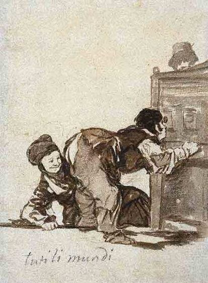 &#39;Tuti li mundi&#39;, de Francisco de Goya.