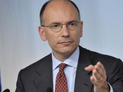 El primer ministro italiano, Enrico Letta. 