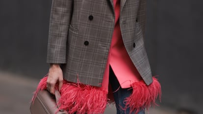 Blazers de cuadros para mujer