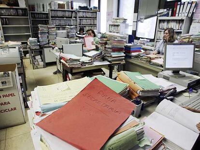El juzgado de Ejecutorias 2 de Madrid, con 7.000 sentencias de maltratadores pendientes.