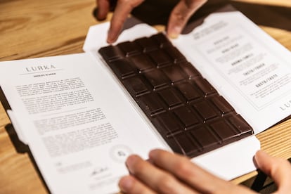 Tableta de chocolate de Lurka en San Sebastián