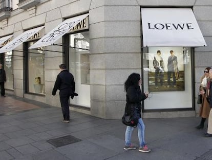 Tienda de Loewe en la calle Serrano de Madrid