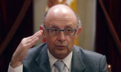 El ministro de Hacienda y Administraciones P&uacute;blicas, Crist&oacute;bal Montoro.