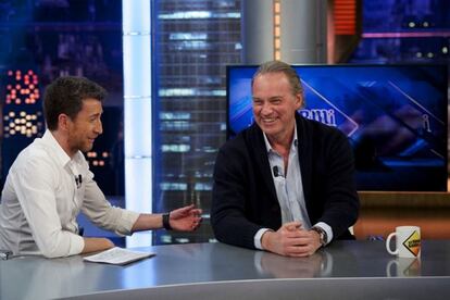 Pablo Motos y Bertín Osborne, en 'El hormiguero'.
