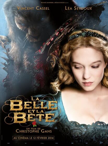 Léa Seydoux, una de las multipremiadas actrices de 'la vida de Adèle', recrea junto a Vincent Cassel la fábula de la Bella y la Bestia bajo la batuta de Christophe Gans. En el reparto también está Eduardo Noriega.