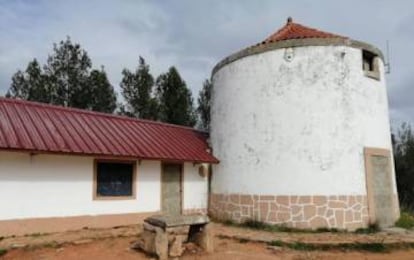 El molino-refugio de los 'boy scouts' de Setúbal.