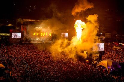 Escenario principal del Resurrection Fest en la edición de 2017 del festival.